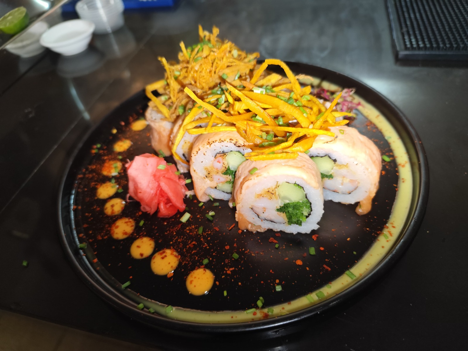 Sake Flame Roll